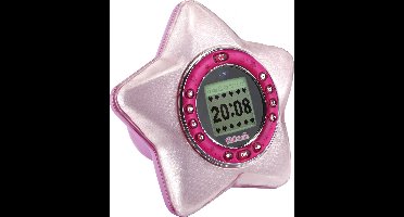 VTech KidiDreams KidiMagic Starlight - Kinderwekker Digitaal - 5 in 1 Wekker met projectie - Roze - 6 tot 12 Jaar