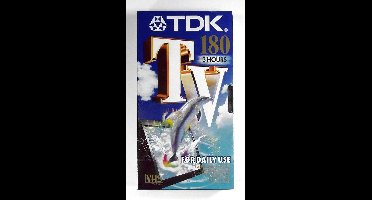 VHS videoband TDK E-180 TV