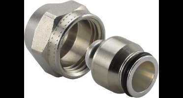Uponor 1048103 NL koppeling voor vsh / bonfix knelfittingen 20x22K metaal
