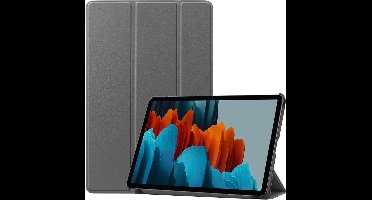Just in Case tablet Hoes geschikt voor Samsung Galaxy Tab S7 - TriFold Bookcase - Grijs