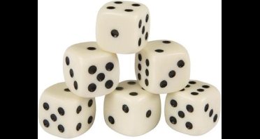 SOHO Dobbelset – Dobbelstenen – Dobbelsteen – 6 stuks – 16 mm