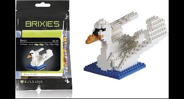 BRIXIES Zwaan - Nano-bouwsteentjes - 119 onderdelen - Vanaf 8 jaar