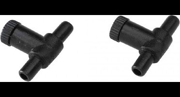 Ebi Plastic kraan voor luchtslang 2ST - 4/6MM