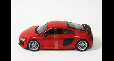 MAISTO Maisto metalen voertuig Audi R8 V10 rood op een 1/24 schaal