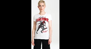 Logoshirt Vrouwen T-shirt Black Widow - Marvel Comics - Shirt met ronde hals van Logoshirt  - offwhite