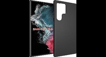 Fonu Geschikt Voor Samsung Galaxy S23 Ultra Zwart hoesje