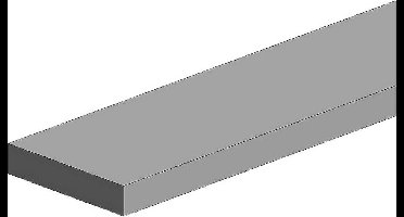 Evergreen Modelbouwdecoratie - 143 Strip 1,0mmX1,5mmX35cm - 10 stuks Styreen