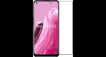 Screenprotector - Geschikt voor OPPO Find X5 Lite - Extra Sterk - Beschermglas - Gehard Glas - Tempered Glass - Screen Protector - Bescherm Cover