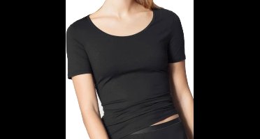 Apollo dames T-shirt bamboe 2-pack  - L  - Zwart