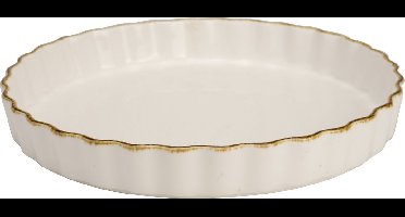 Cosy & Trendy Taartvorm Brisbane Porselein Wit - ø 27 cm