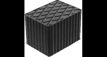 BGS Rubberen pad voor hefplatforms 160 x 120 x 115 mm