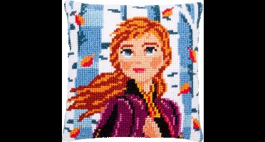 Disney Frozen 2 Anna Kruissteekkussen pakket