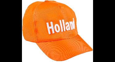 Boland - Pet 'Holland' Oranje - Één maat - Volwassenen - Unisex - Koningsdag - Holland - Supporter - Voetbal