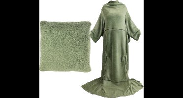 SNUGGLE - Sierkussen / Plaid - 150x200 cm - sierkussen én plaid - Multifunctioneel - Warm en stevig