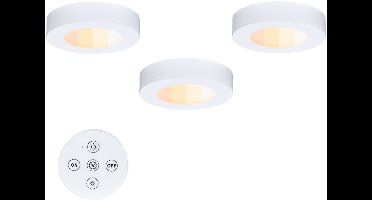 LED-onderkastverlichting Batuno 3x2,1W 70mm 3x180lm 230/24V Wit