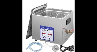 Ultrasoon reiniger - Draagbaar - Professionele Ultrasone Reinigingsapparaat - 40kHz - 220V - Reinigingsapparaat voor Sieraden en Brillen - 316 RVS - 3L - Zilver