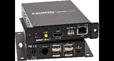 InLine® HDMI USB KVM Extender, uitbreiding via UTP, 4K tot 100m