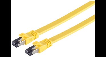 Patchkabel CAT 8.1 flach LSZH gelb 10,0m