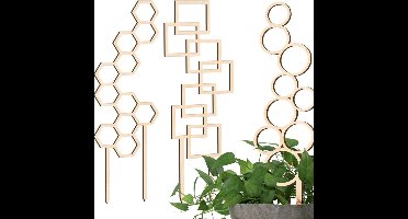 ApexArte® Klimrek Planten - Plantensteunen voor Klimplanten - Wandrek voor Buiten - Hout