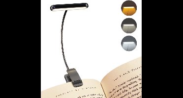ApexArte® Leeslampje voor Boek - Loeplamp voor in Bed - Lamp met Klem