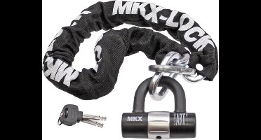 Kettingslot Scooter MKX Lengte 90cm 3*** Art Gekeurd 10mm Dikke Schakel U-lock