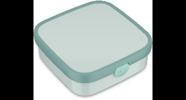 Mepal bento lunchbox groot Campus - 2x 200 + 1250 ml - Inclusief 2 uitneembare lekdichte bentobakjes & vorkje - Cool mint