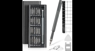 Precisie-schroevendraaierset 54-in-1 voor iPhone, smartphones, laptops en pc's met mini-handmatige schroevendraaier