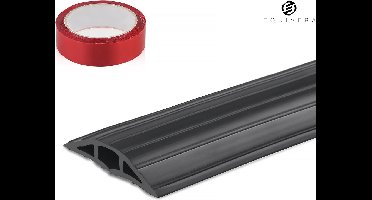 Equivera Kabelmat - Kabel Beschermer - Kabelbeschermer - Kabelgoot Vloer - Kabelhoes - Kabelhouder