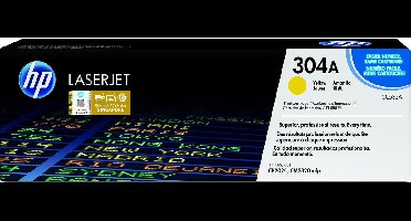HP 304A - Tonercartridge / Geel