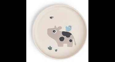 Done By Deer Bord - Tiny Farm - Rond - 18 cm - Sand