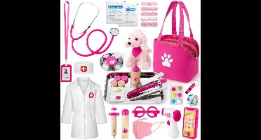 ApexArte® Dierenarts Speelgoed - Roze