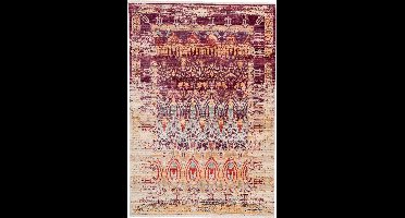 JGS ® Tijdloze Oosterse Vloerkleed Met Patronen En Decoratieve Fringes 120 x 170 cm