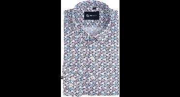Suitable Overhemd Print Multicolour - Maat 39 - Heren - Casual Shirt