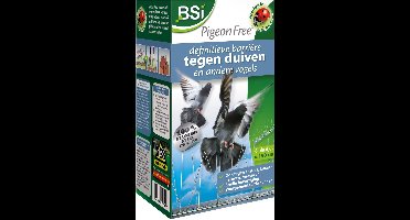 BSI - Pigeon Free Duivenpinnen van 100 % Inox - Afweer van vogels - Bescherm gebouwen tegen duiven, kraaien en eksters - 1,5 m barriere