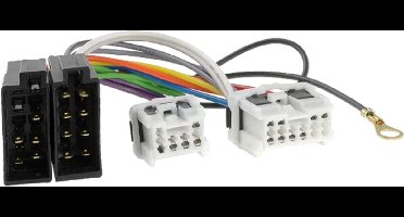 ISO naar Nissan kabel - 16-pins - Voor fabrieksradio - 0,15 meter