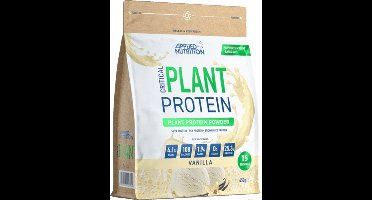 Applied Nutrition Critical Plant (450g) Vanilla - Eiwitten - Veganistisch eiwit