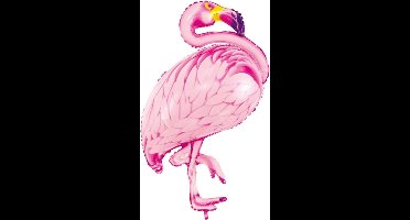 PTIT CLOWN - Aluminium roze flamingo ballon