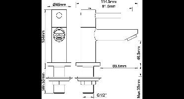 Wiesbaden Amador fonteinkraan geborsteld staal