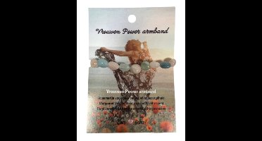 Vrouwen power armband nugget - Love Gems