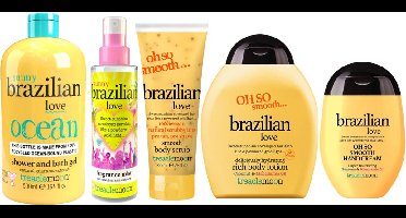 Treaclemoon Cadeauset Brazilian Love Compleet - Treaclemoon Brazilian Love Body Mist 150 ml - Treaclemoon Body Scrub Brazilian Love - Treaclemoon Brazilian Love Bodylotion 250 ml