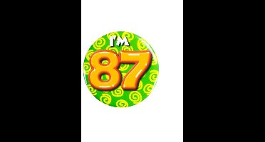 Paperdreams - Button - verkeersbord - Klein - 30 Jaar