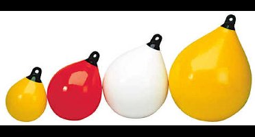 Plastimo Bolvormige Fender Met Zwart Oog Geel,Wit,Grijs 450 x 450 x 620 mm