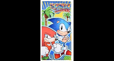 Sonic the Hedgehog Strandlaken - badhandoek Sonic & Knuckles - 70 x 140 cm - 100% Polyester - Absorberend