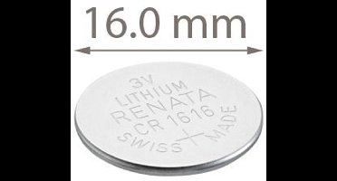 Renata – CR1616 SC CE – Lithium knoopcel batterij – 1 stuk