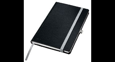 Leitz Style Notitieboek A5 Effen - met Hardcover- 100 Grams Papier - Satijn Zwart
