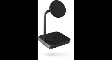 Zens Office Charger 2 draadloze lader 3× Qi 15 W Apple Watch iPhone 12 t/m 17 Zwart