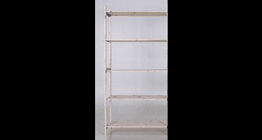 Professioneel industrieel houten aanbouwrek voor magazijnrek, stellingrek, opbergrek, archiefstelling, legbordstelling met de afmeting H210 x B100 x D60 cm. Draagvermogen per plank is 120 kilo.