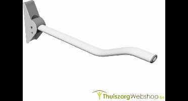 Opklapbare toiletbeugel Ropox - 76 cm - Gegolfd - Max 110 kg - Adhome