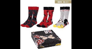 Disney Minnie Mouse Sokken Cadeauverpakking - 3 Paar