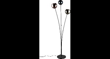 REALITY SHELDON - Vloerlamp - Multicolour - excl. 3x E14 4 W - Voetschakelaar